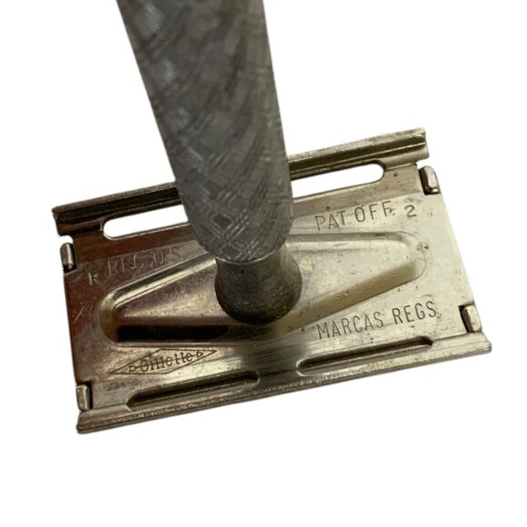 Vintage Ball End Gillette Tech Double Edge Safety Razor USA - Picture 6 of 8